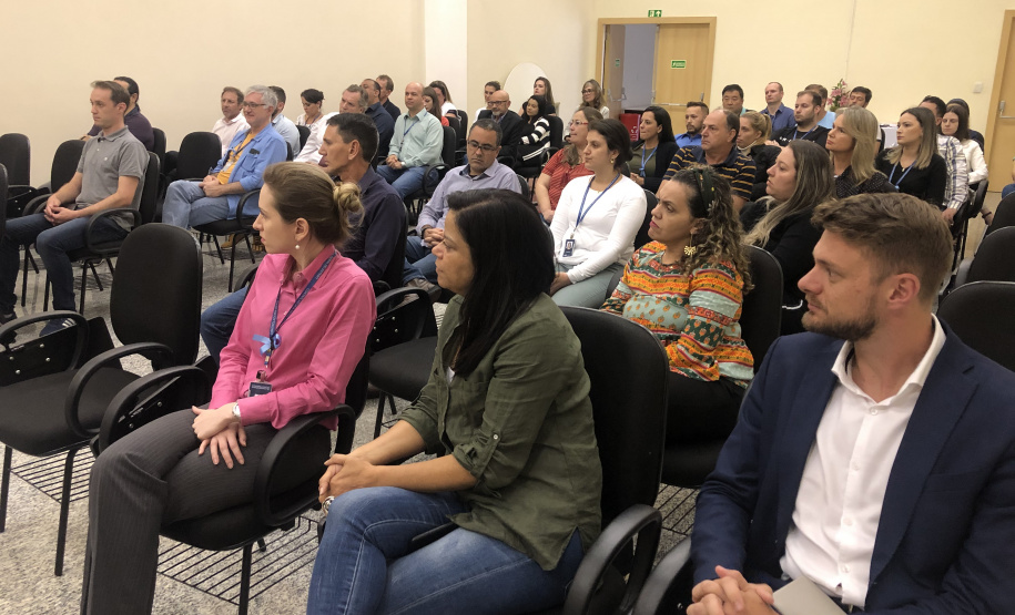 Recepção dos seis novos servidores