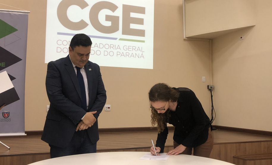 Recepção dos seis novos servidores