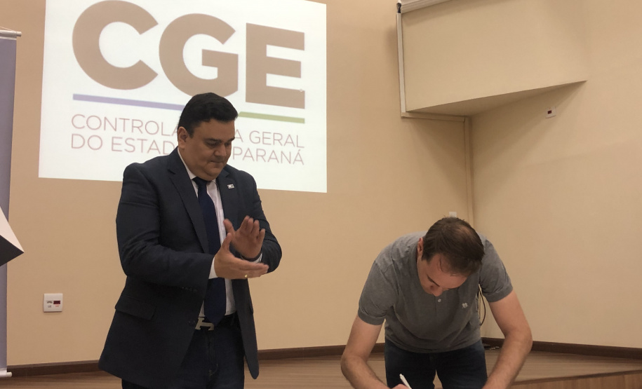 Recepção dos seis novos servidores