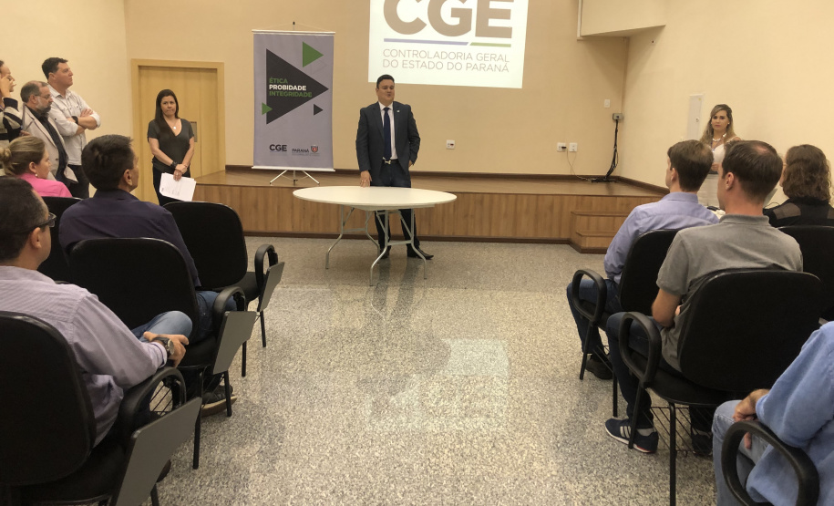 Recepção dos seis novos servidores