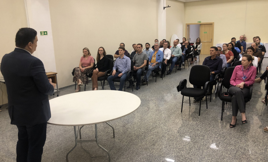 Recepção dos seis novos servidores