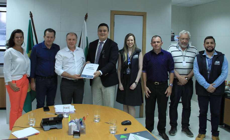 Entrega do Plano de Integridade para a Sedu