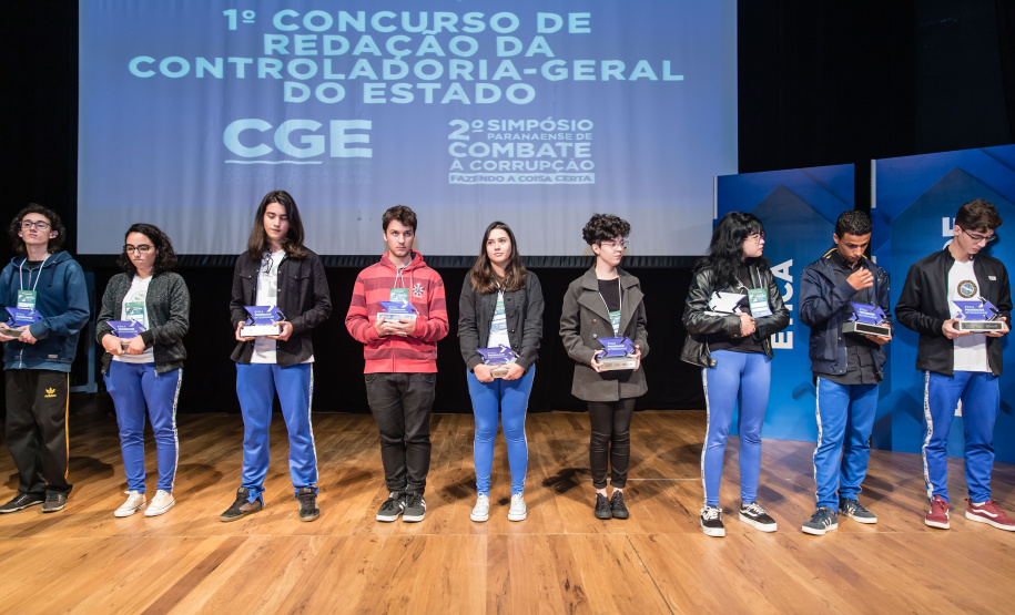 premiação 1 concurso de redação da cge