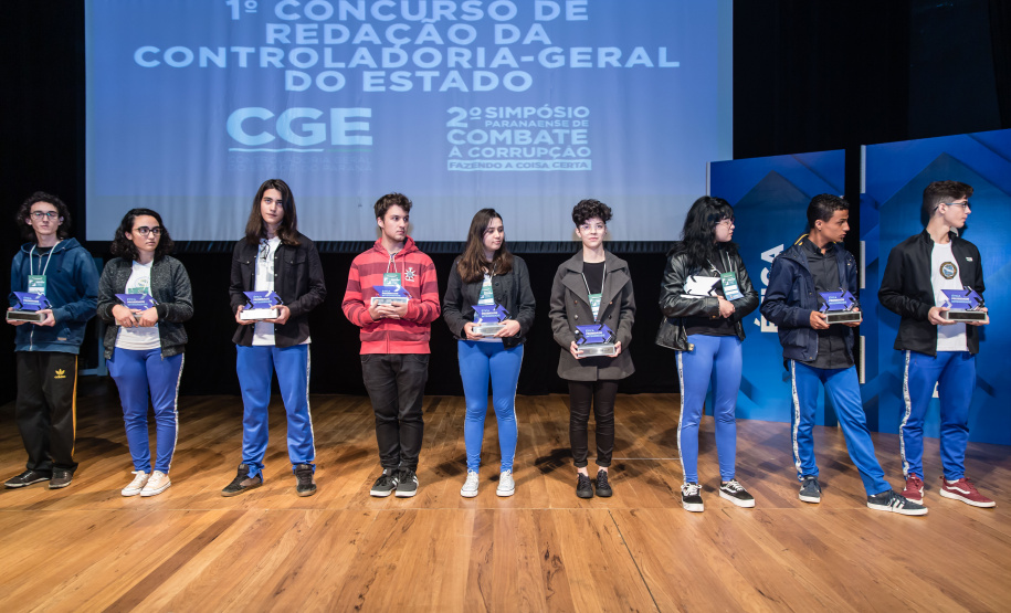 premiação 1 concurso de redação da cge