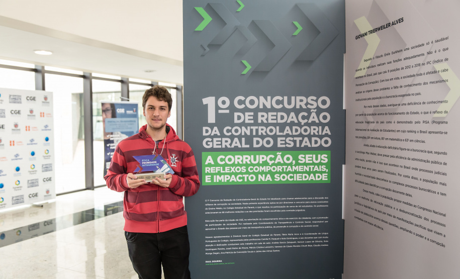 premiação 1 concurso de redação da cge