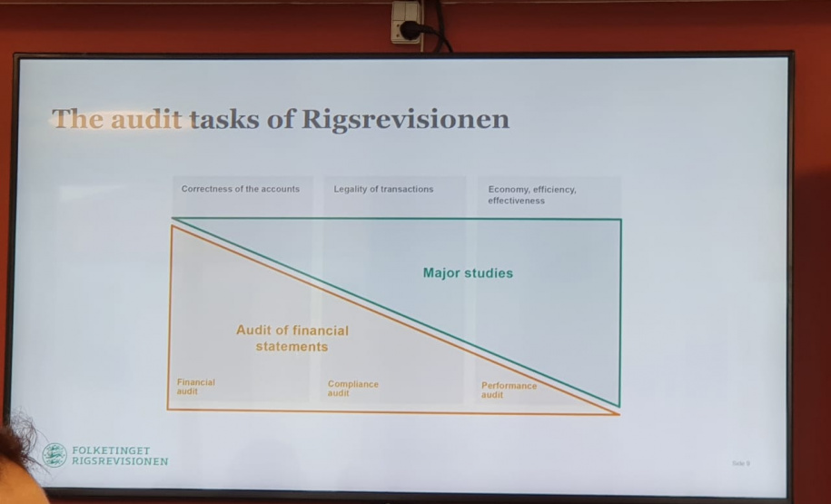A conselheira Nana Schnipper nos mostrou a Auditoria Nacional (Regrevisionen)
