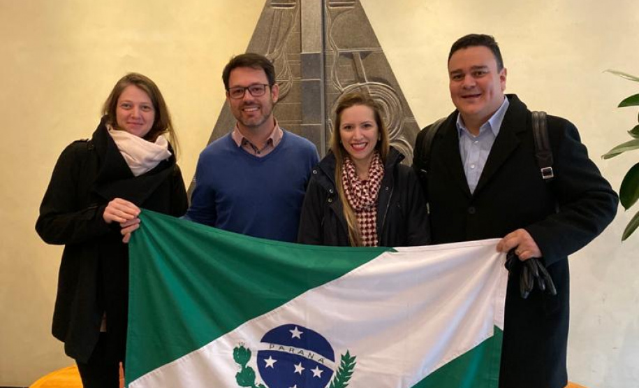 Servidores paranaeses no curso da Dinamarca