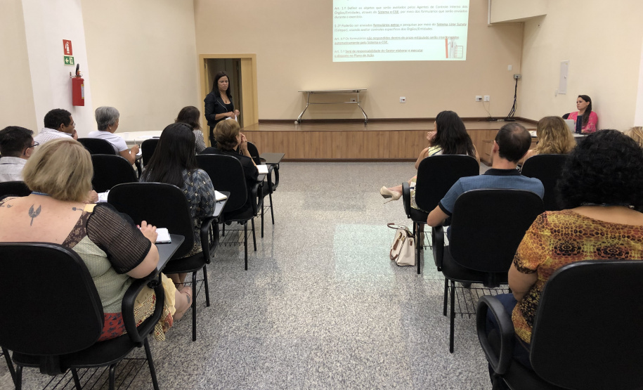 segundo dia do 1 Ciclo de Aperfeiçoamento do Controle Interno