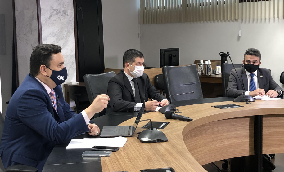 reunião CGE, TCE e CGU
