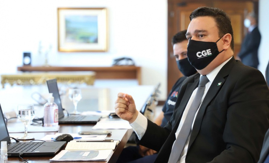 Reunião com o governador sobre projeto Harpia