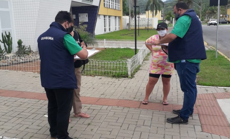 trabalho da CGE Itinerante