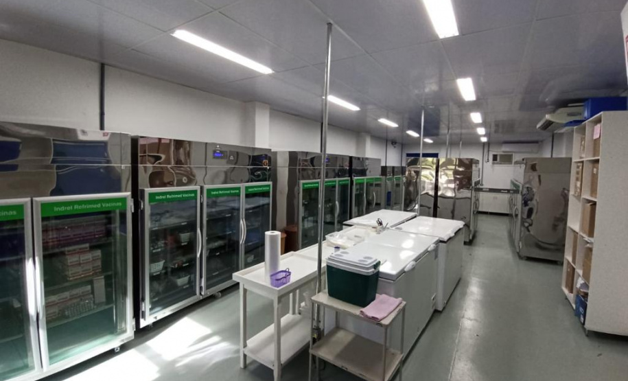 imagem de armazenamento de vacinas