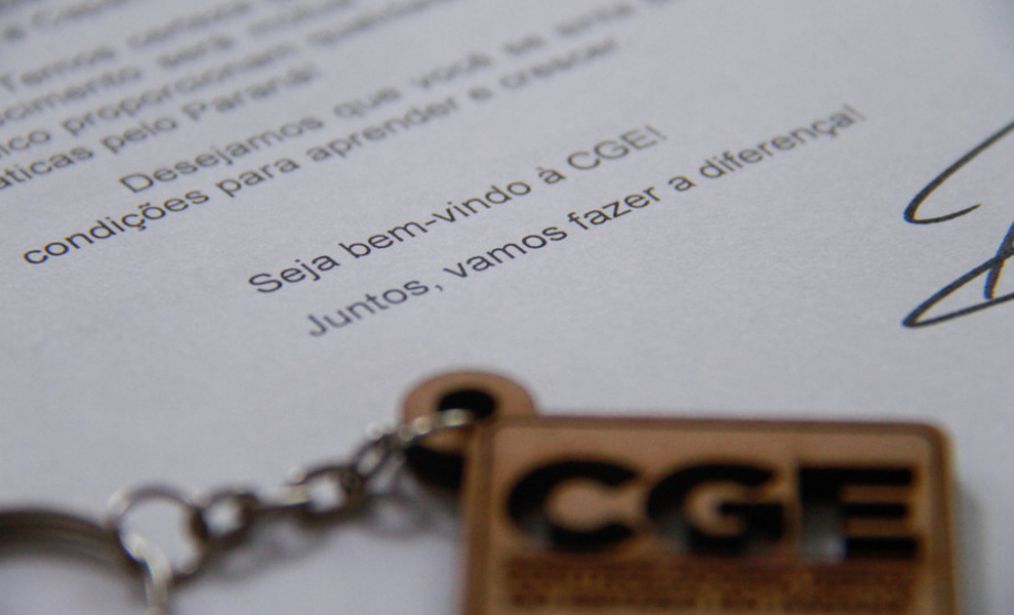 trecho de carta de boas-vindas