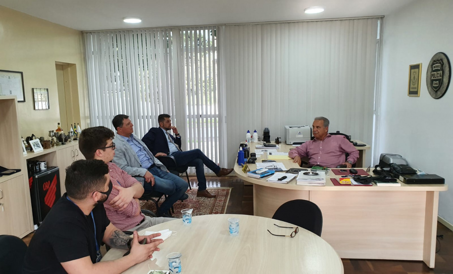 equipe da CGE visita Escola Superior da Polícia Civil
