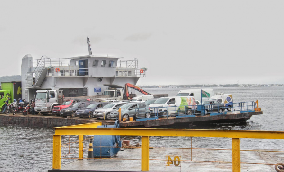 equipe da CGE acompanha serviço da travessia da Baía de Guaratuba