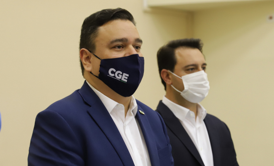 governador Ratinho Jr visita CGE no aniversário