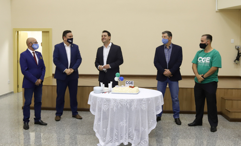 governador Ratinho Jr visita CGE no aniversário