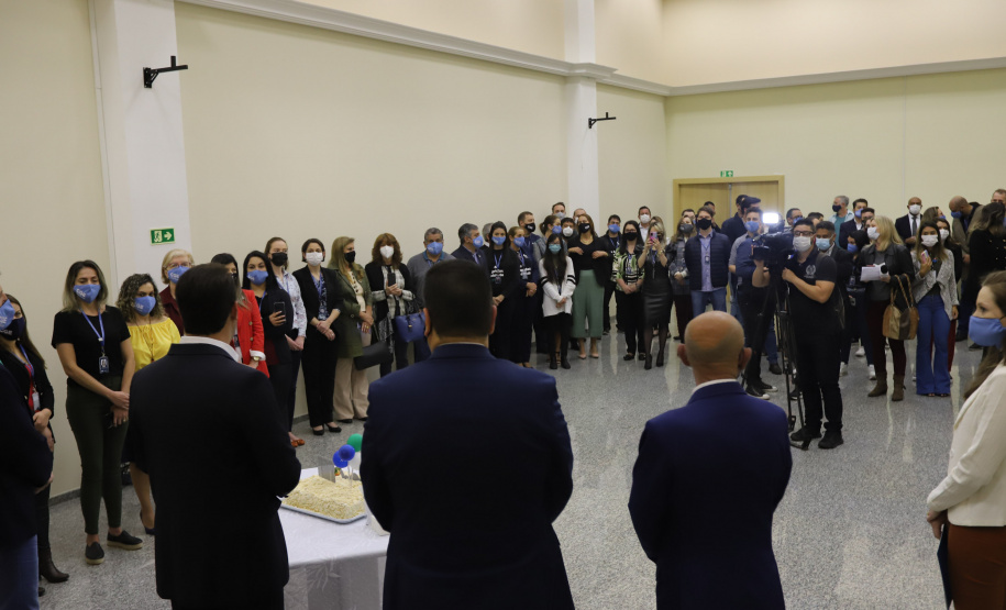 governador Ratinho Jr visita CGE no aniversário