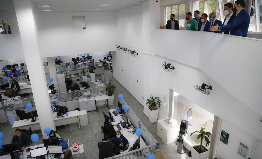 governador Ratinho Jr visita CGE no aniversário