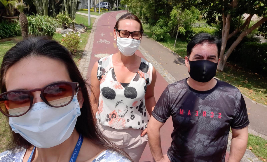 servidores da CGE fazem exercícios