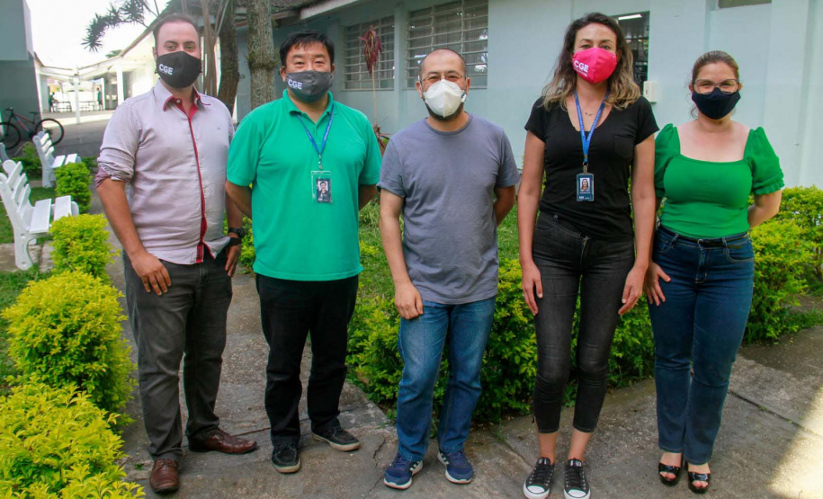 servidores da CGE apresentam vídeos para alunos