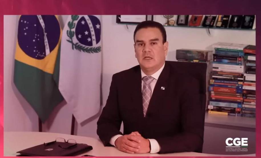 reprodução de tela do webinar