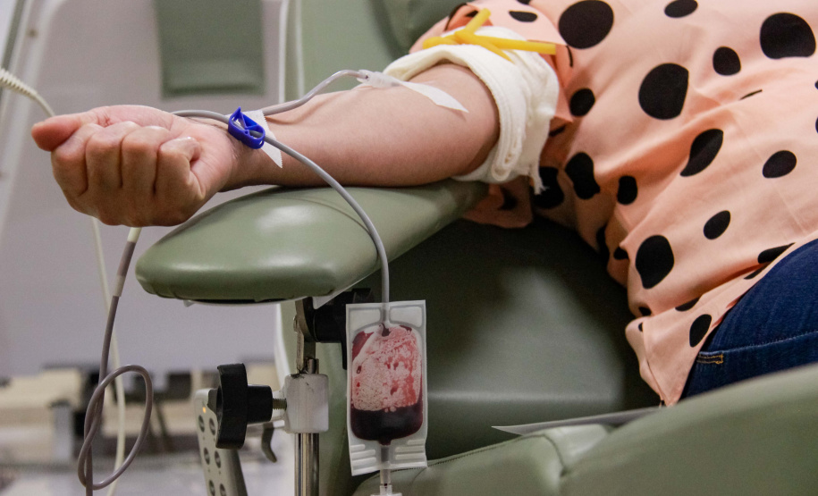 equipe da CGE doa sangue no Hemepar