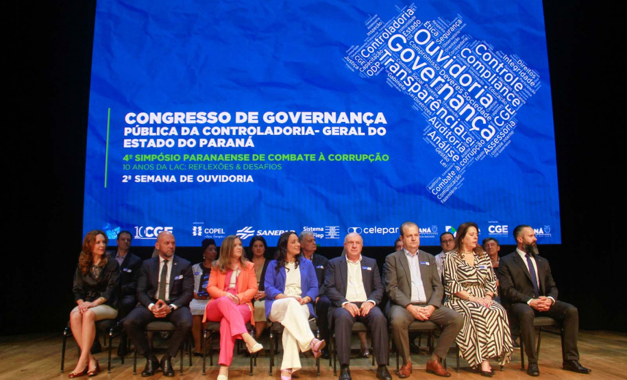 cenas da abertura do Congresso de Governança Pública