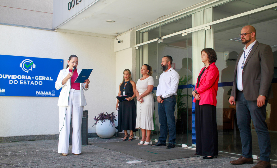 inauguração das novas instalações da Ouvidoria-Geral