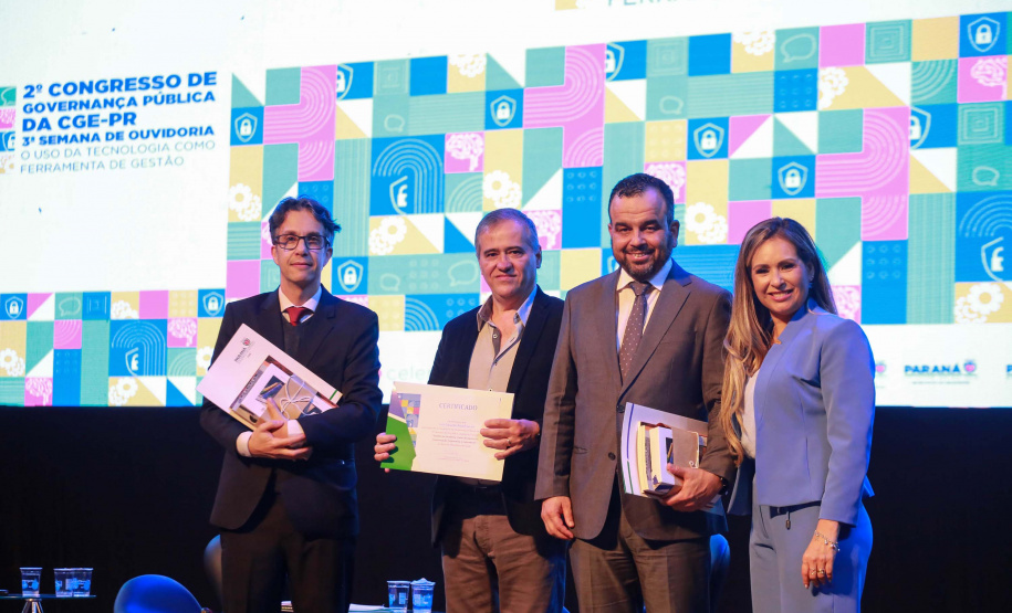 Imagens do auditórios e palestrantes do 2 Congresso de Governança Pública da CGE, no Canal da Música.