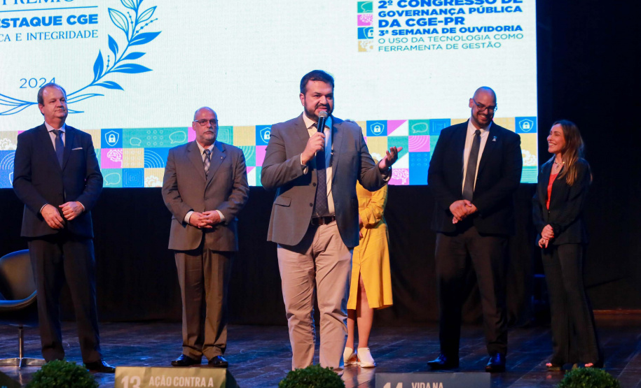 Imagens do auditórios e palestrantes do 2 Congresso de Governança Pública da CGE, no Canal da Música.