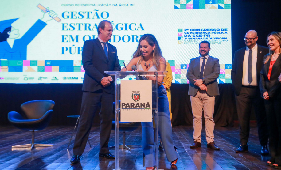 Imagens do auditórios e palestrantes do 2 Congresso de Governança Pública da CGE, no Canal da Música.