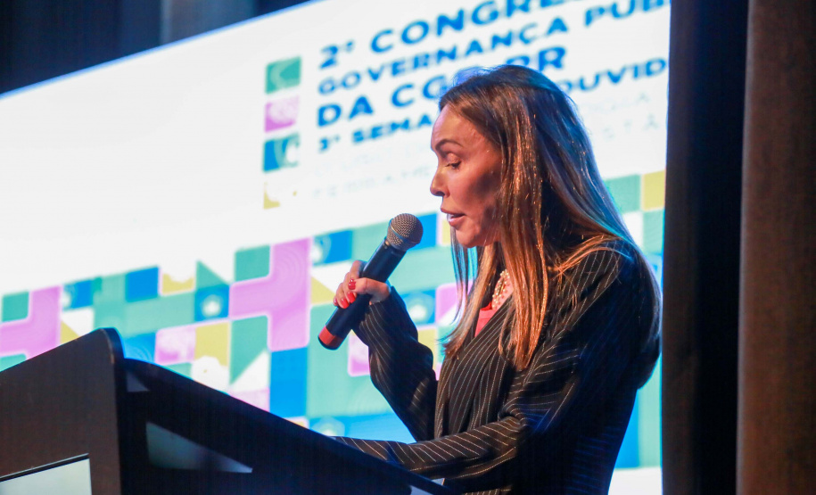 Imagens do auditórios e palestrantes do 2 Congresso de Governança Pública da CGE, no Canal da Música.