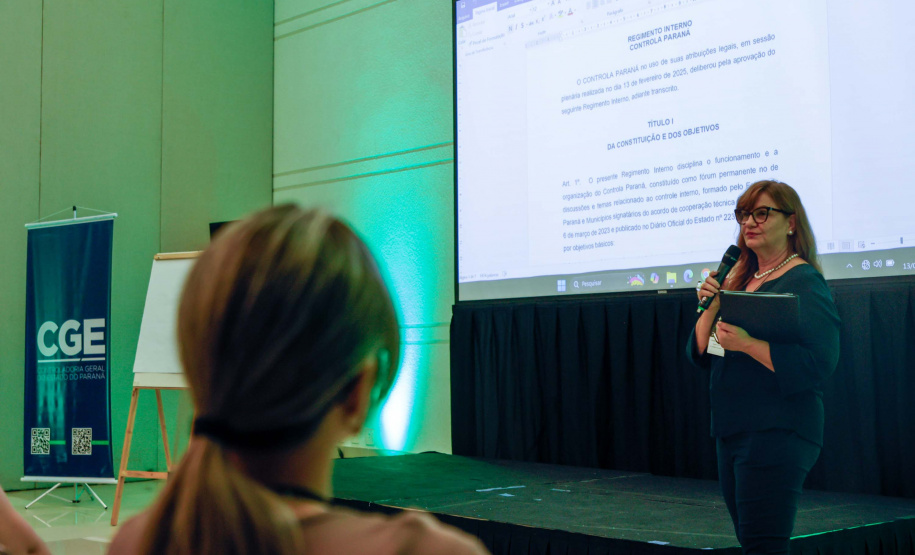 Reunião do controla parana no evento mais cidades