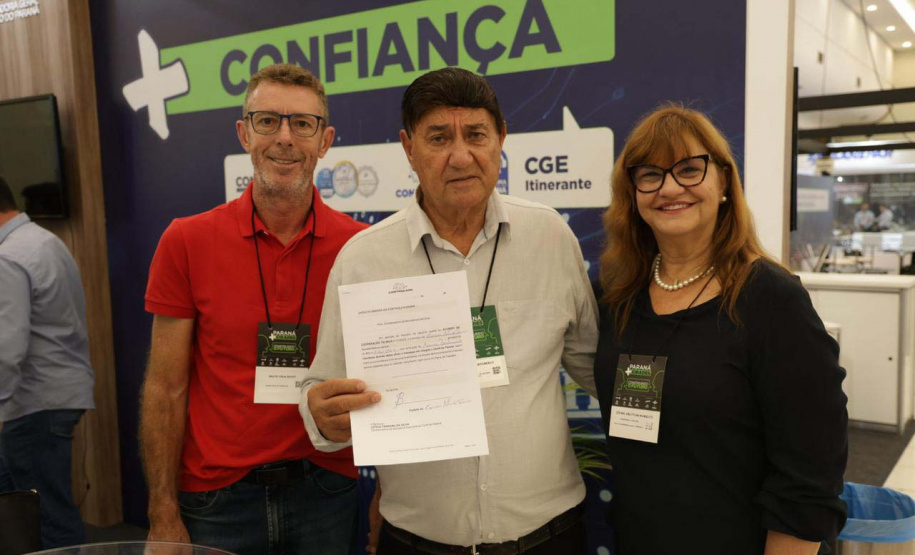 Reunião do controla parana no evento mais cidades