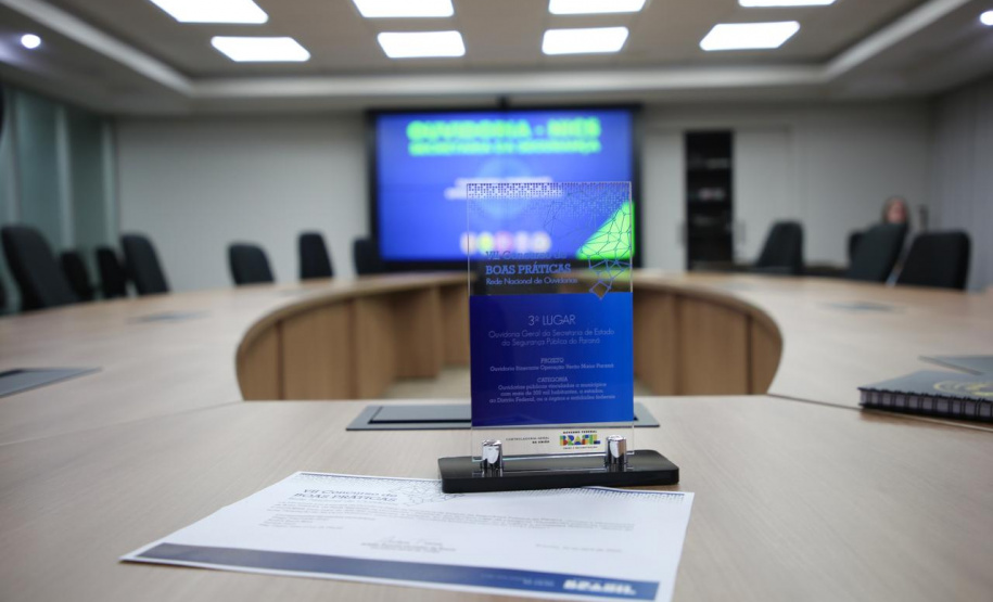 Ouvidoria (NICS) da Sesp ganha prêmio