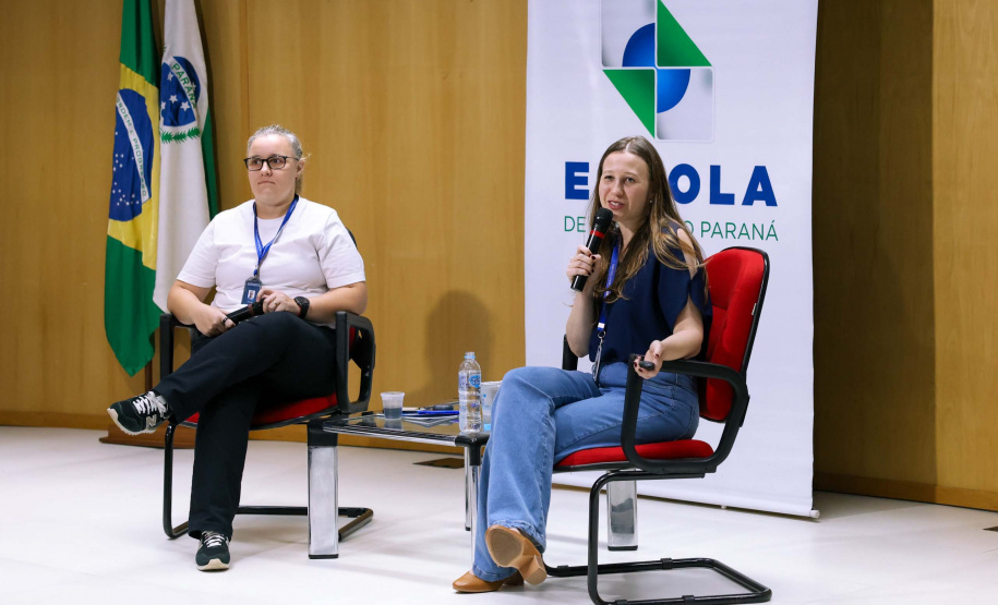auditório cheio para a palestra de enfrentamento ao assédio