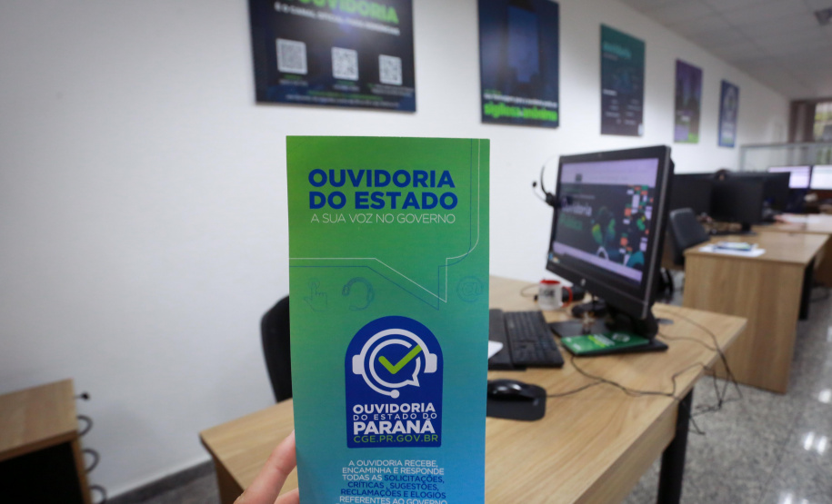 sala da ouvidoria da CGE