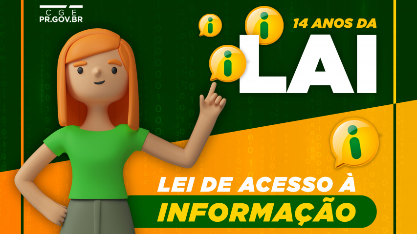 ilustração sobre a lei de acesso à informação